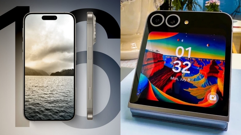 Cả iPhone 16 và Samsung Z Flip 6 đều được trang bị vi xử lý hiện đại thế hệ mới