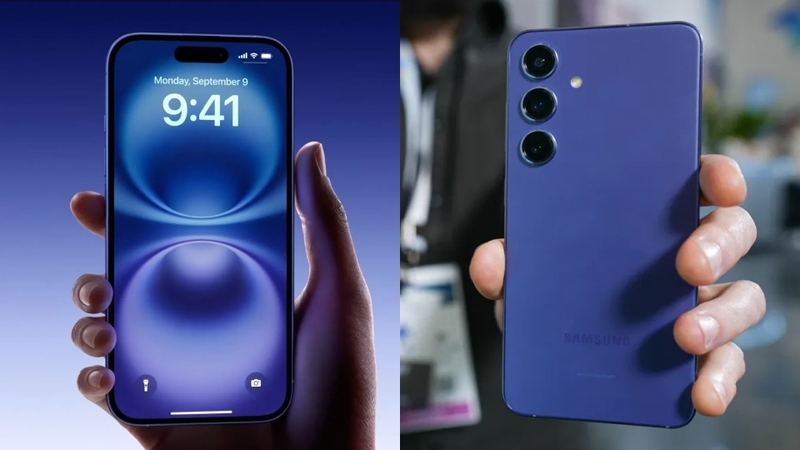 iPhone 16 và Samsung S24 Plus sở hữu thiết kế có nhiều điểm khác biệt