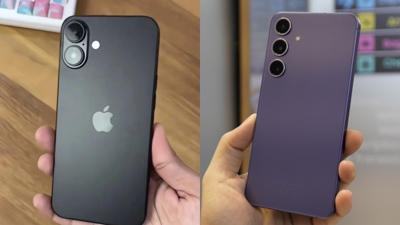 iPhone 16 và Samsung S24 Plus sở hữu bộ nhớ trong tương đương nhau