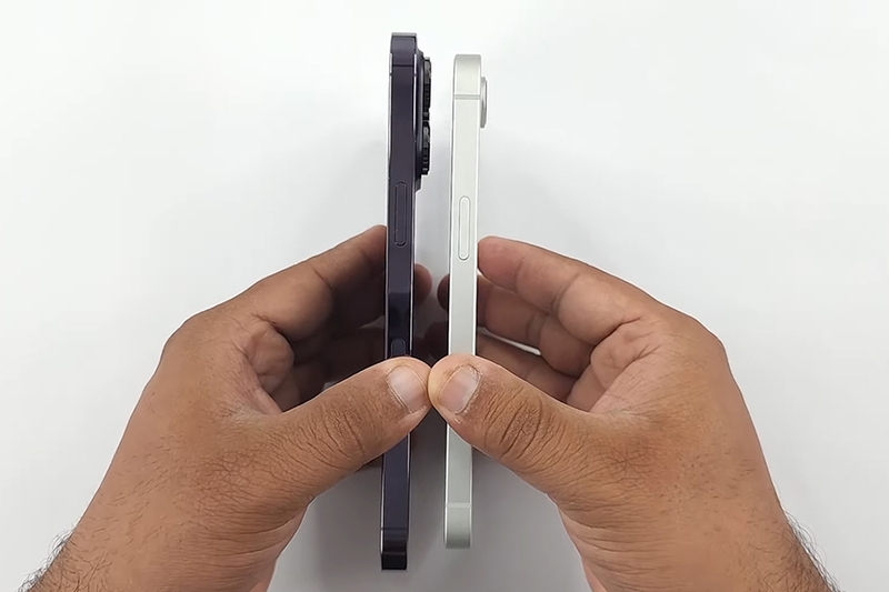 So sánh iPhone 16e và 14 Pro Max 2