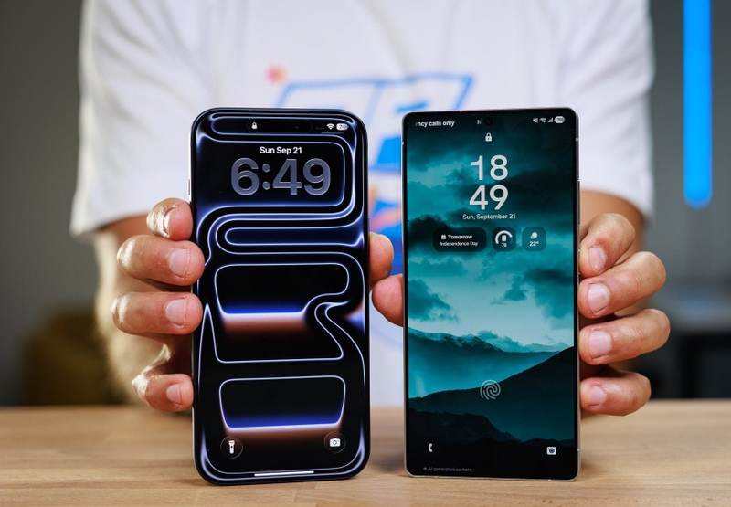 So sánh iPhone 17 Pro Max và Samsung Galaxy S25 Ultra 8