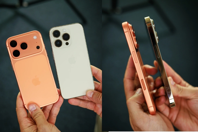 so sánh iphone 17 pro và 14 pro hình 2