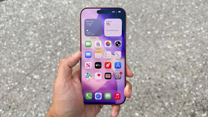 độ sáng ngoài trời của iPhone 17 Pro