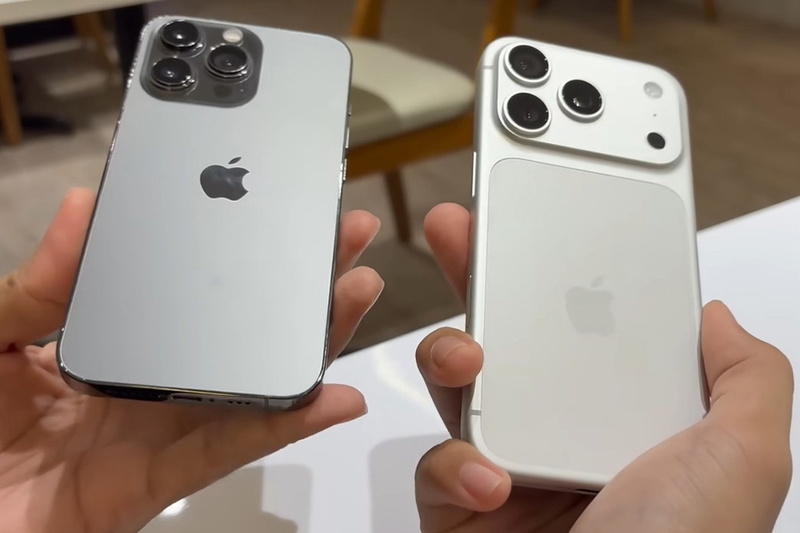 So sánh iPhone 17 Pro và iPhone 13 Pro 3