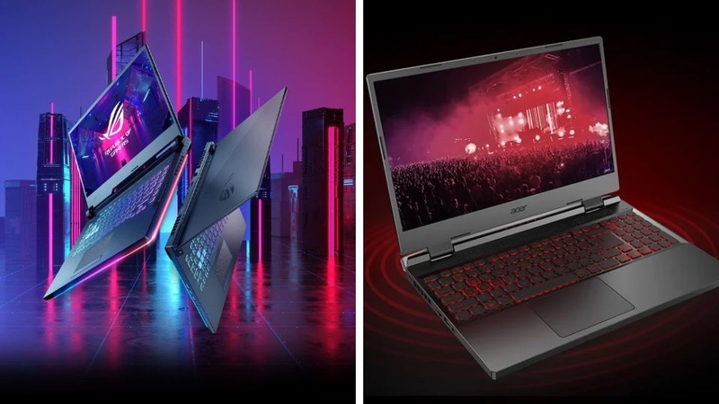So sánh laptop ASUS và Acer Gaming 3