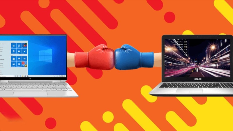 So sánh laptop ASUS và HP 3