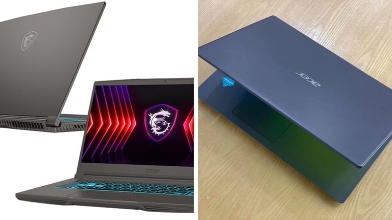 so sánh laptop MSI và Acer 3