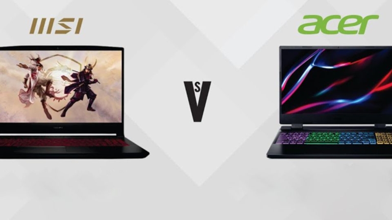 so sánh laptop MSI và Acer 5