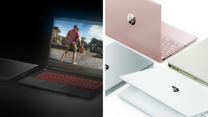 so sánh laptop MSI và HP 5