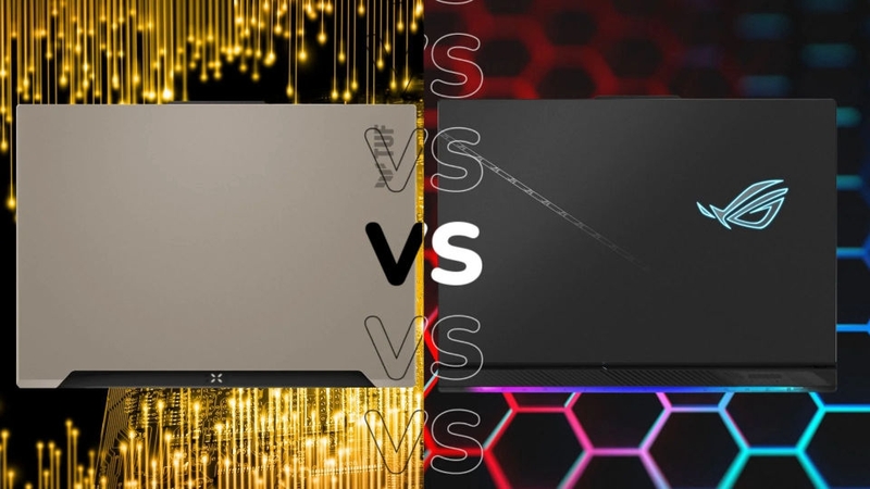 Asus Tuf và Asus Rog đều có những điểm nhấn riêng về thiết kế
