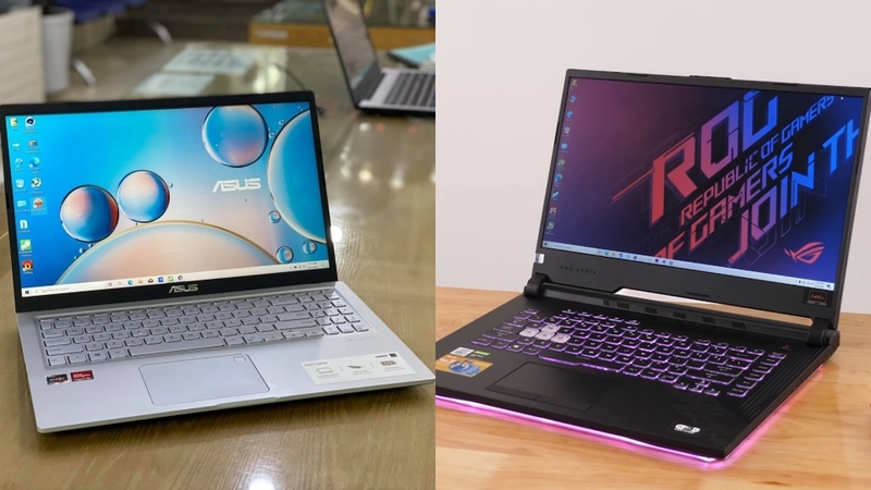 Dòng Rog thường được trang bị chip mạnh hơn Vivobook