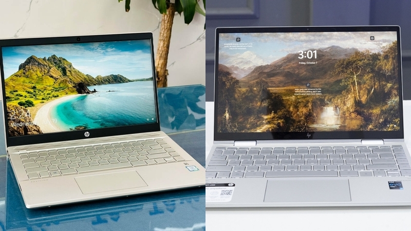 Cả hai dòng máy tính đều có màn hình tràn viền