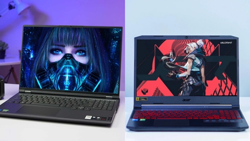 Dung lượng RAM tối đa của Legion 5 cao hơn Nitro 5