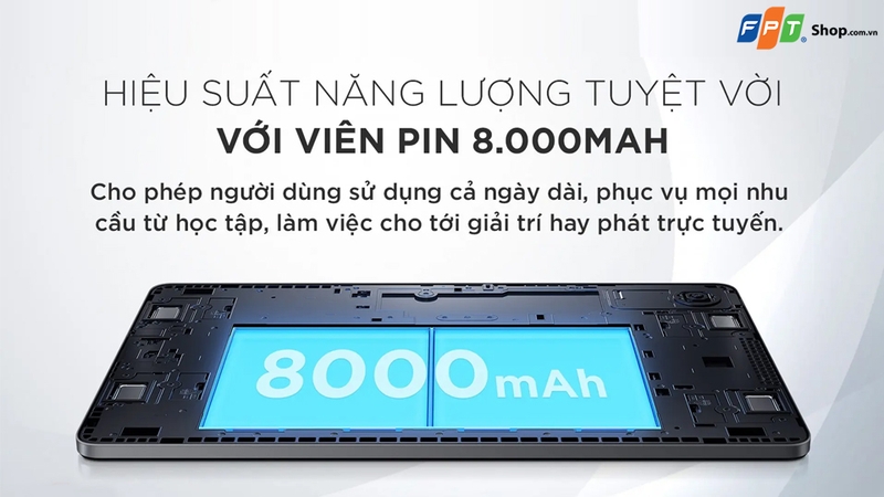 Redmi Pad SE có dung lượng pin lớn hơn