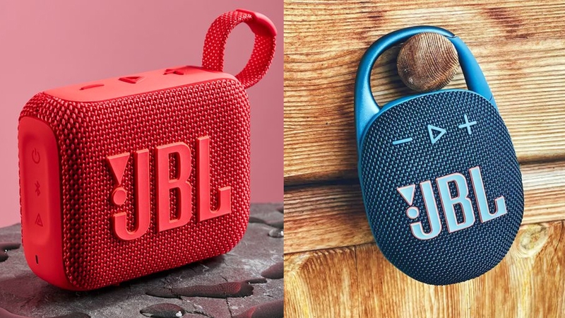 Loa JBL Go 4 và JBL Clip 5