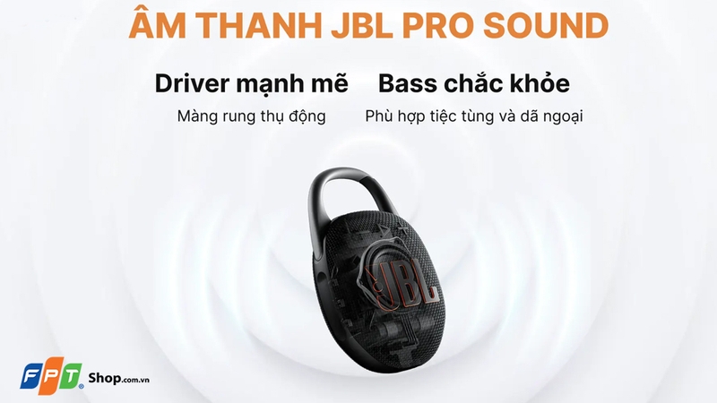 JBL Go 4 gây bất ngờ khi có âm thanh trong trẻo và rõ ràng