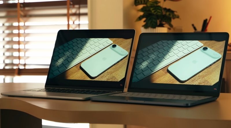 So sánh MacBook Neo và MacBook Air M4 về màn hình