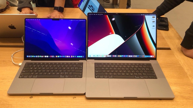so sánh Macbook Pro M1 14 inch và 16 inch - Hình 3