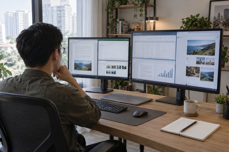 Về độ sắc nét và mật độ điểm ảnh: 27 inch hợp 2K còn 32 inch cần 4K