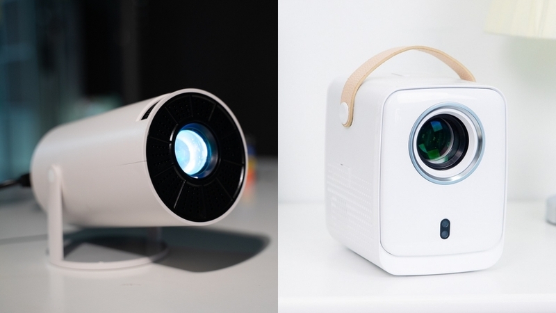 Cả hai dòng máy chiếu đều hỗ trợ kết nối với Wifi 6 và HDMI, USB, Bluetooth