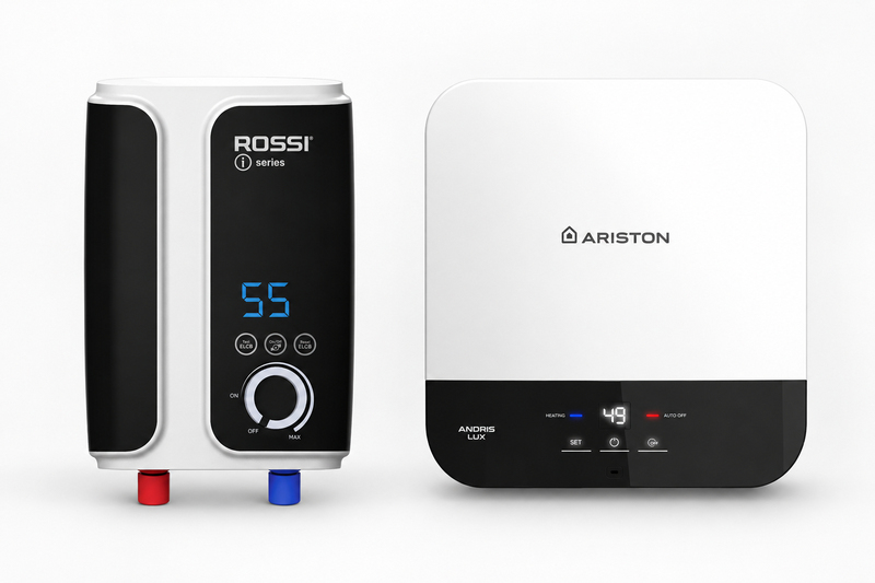 Nên mua máy nước nóng Ariston hay Rossi?
