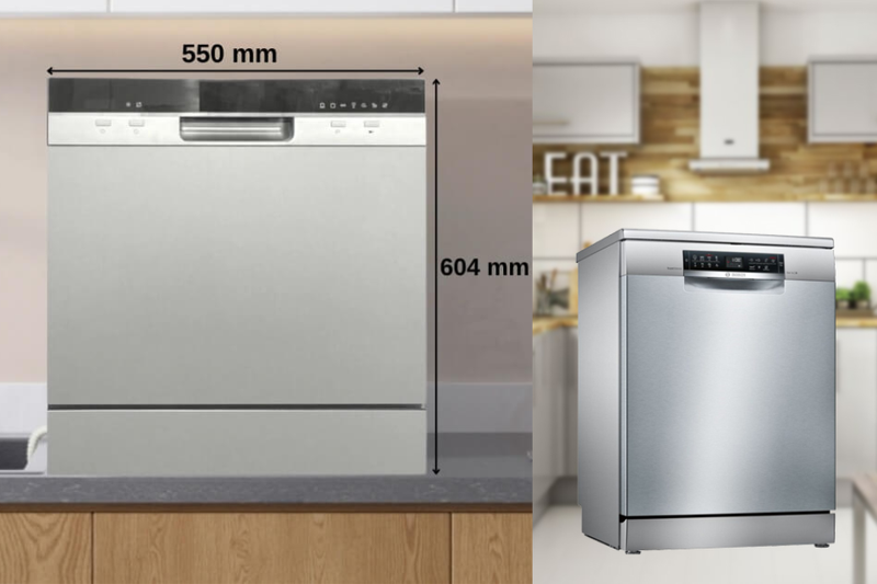 So s&aacute;nh m&aacute;y rửa ch&eacute;n Bosch v&agrave; Electrolux (1)