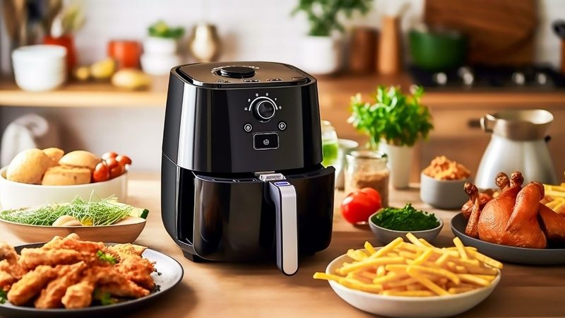 so sánh nồi chiên không dầu Hàn Quốc, Nhật Bản, Trung hình 6