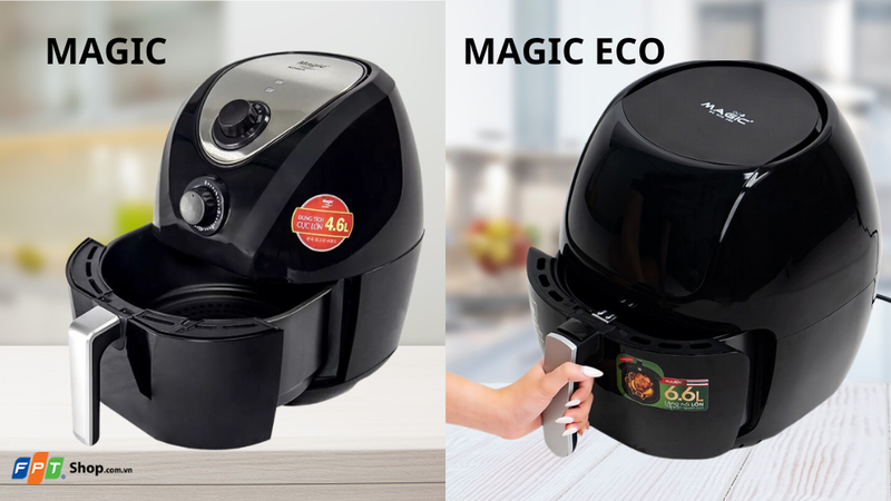 nồi chiên magic và magic eco