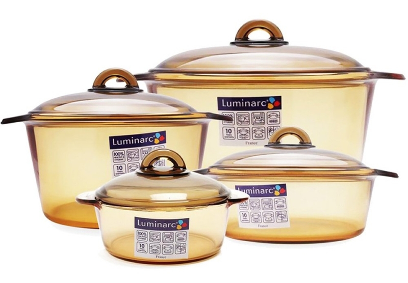 so s&aacute;nh nồi thủy tinh vision v&agrave; luminarc 2