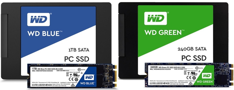 So sánh ổ cứng SSD WD Blue và Green 1