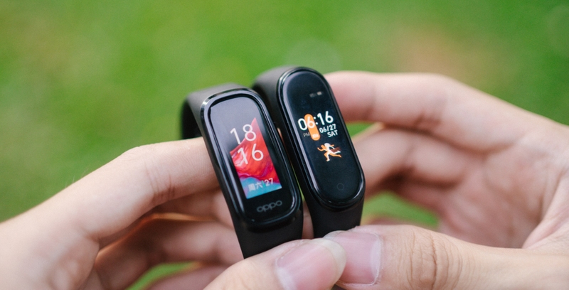 so sánh oppo band 2 với oppo band hình 7