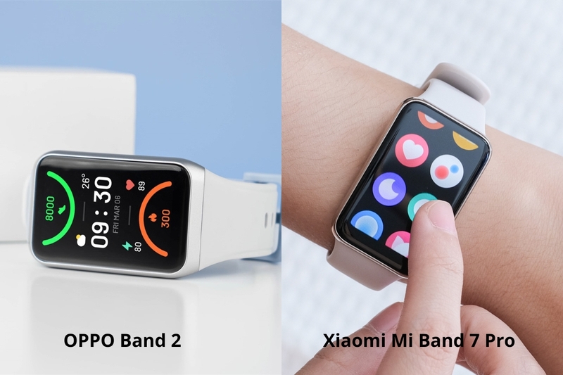 so sánh oppo band 2 và xiaomi mi band 7 pro hình 5