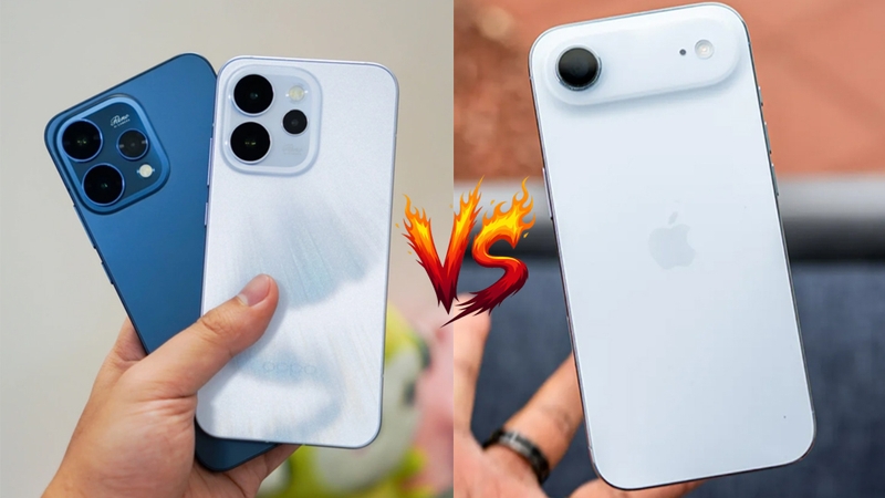 OPPO Reno15 và iPhone Air đều là những chiếc điện thoại tốt