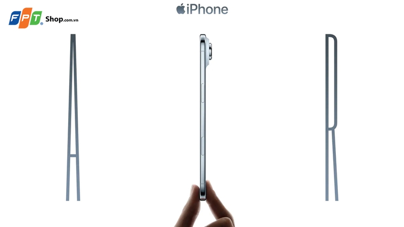 Điện thoại iPhone Air siêu mỏng nhẹ