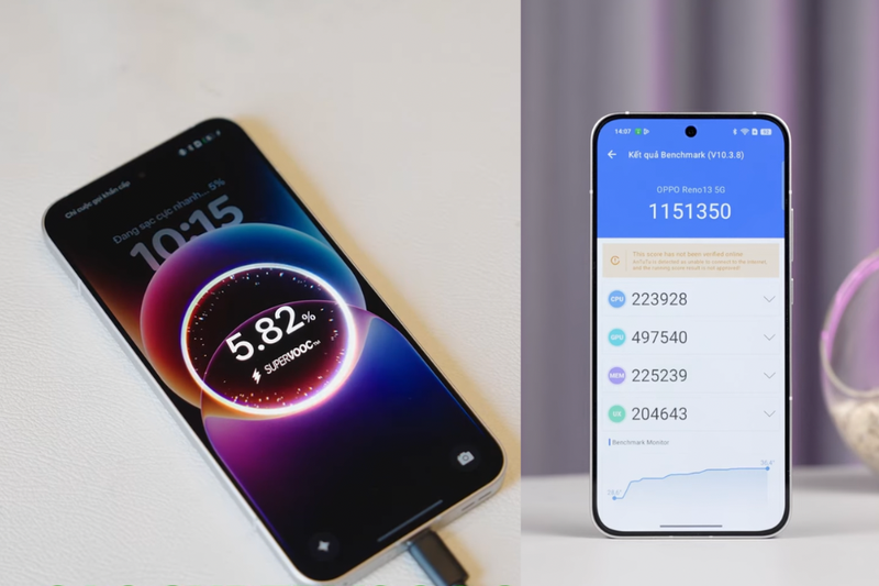 So sánh OPPO Reno15 và Reno13 (8)