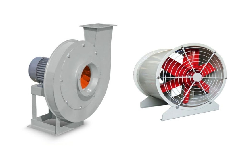 So sánh quạt ly tâm và quạt hướng trục