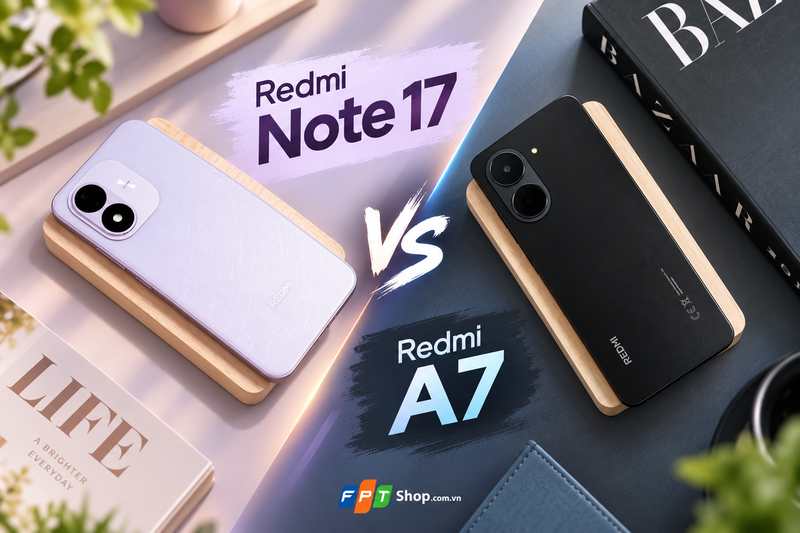 So sánh Redmi Note 17 và Redmi A7  1