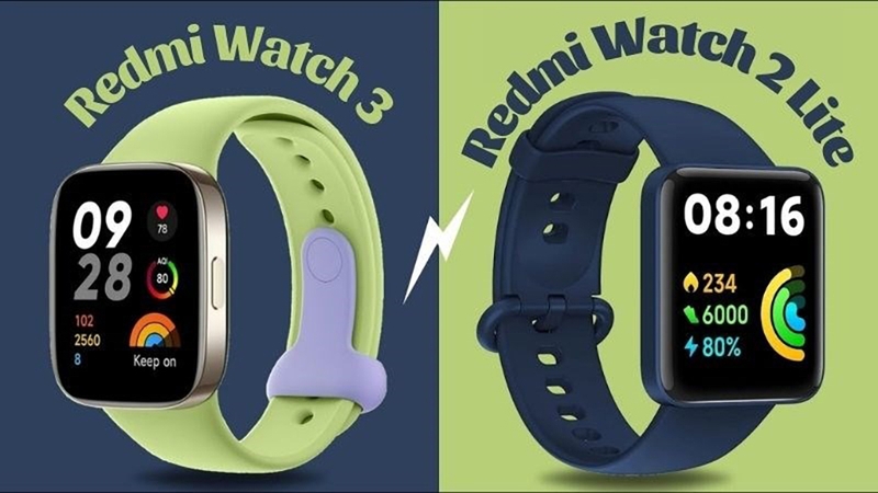 So sánh Redmi Watch 3 và Redmi Watch 2 Lite (ảnh 5)