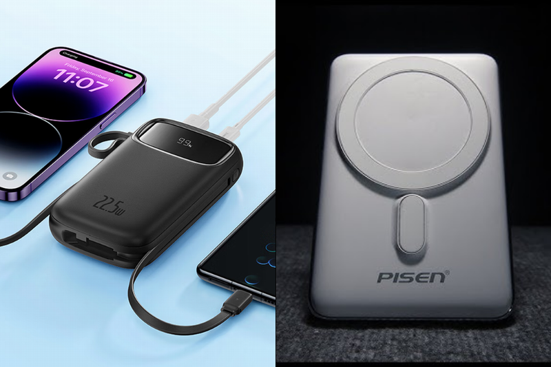 Nên mua sạc dự phòng PISEN hay Baseus?
