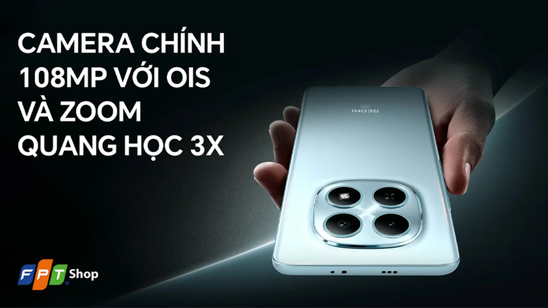 Camera chính 108 MP cho khả năng chụp hình sắc nét hơn