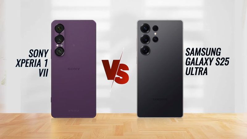 so sánh Sony Xperia 1 VII vs Galaxy S25 Ultra hình 11