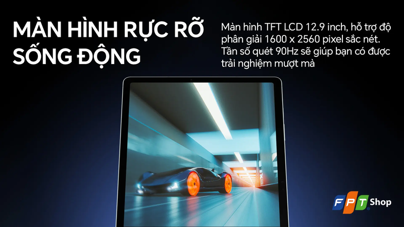 Galaxy Tab S9 Plus màn hình lớn hơn