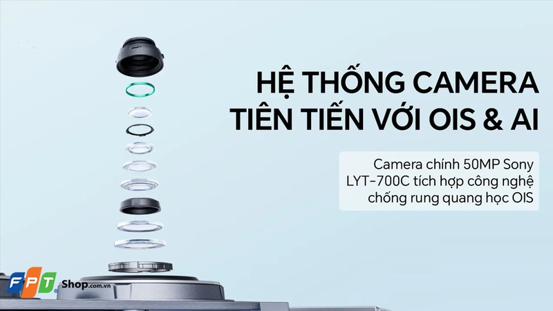 Camon 40 được trang bị cảm biến Sony LYT-700C chất lượng