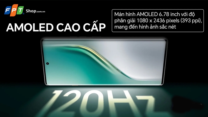 Màn hình AMOLED mang đến hình ảnh cực sắc nét