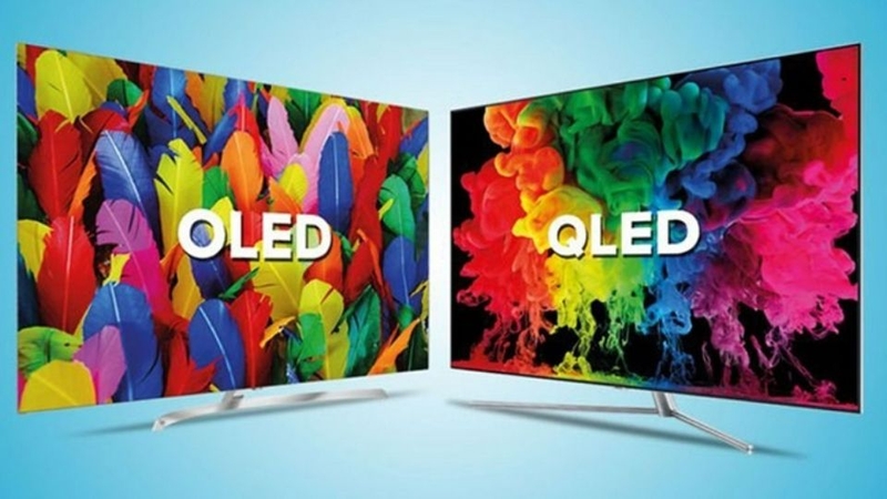 So sánh tivi&nbsp;Samsung OLED và&nbsp;QLED 2