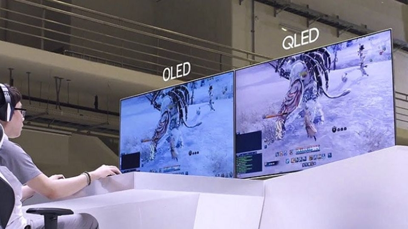 So sánh tivi&nbsp;Samsung OLED và&nbsp;QLED 3