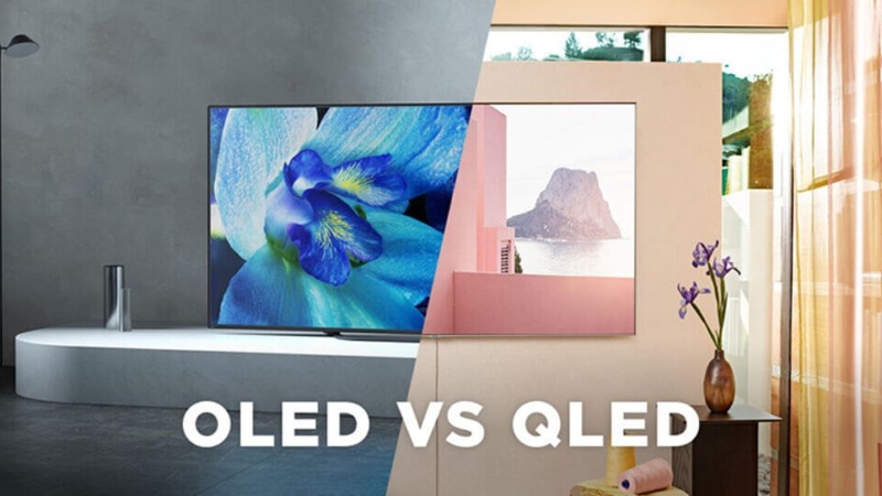 So sánh tivi&nbsp;Samsung OLED và&nbsp;QLED 5