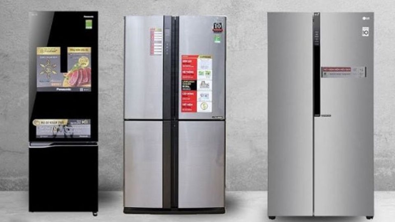 so s&aacute;nh tủ lạnh 2 c&aacute;nh v&agrave; tủ lạnh 4 c&aacute;nh Samsung 5