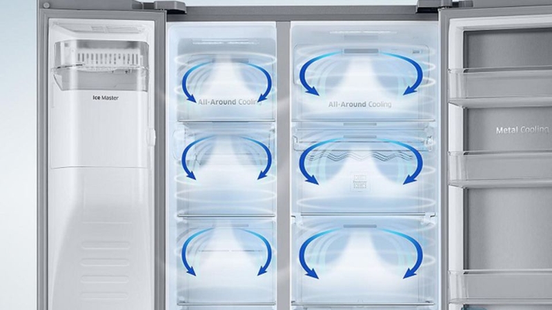 so sánh tủ lạnh Panasonic và Samsung 5