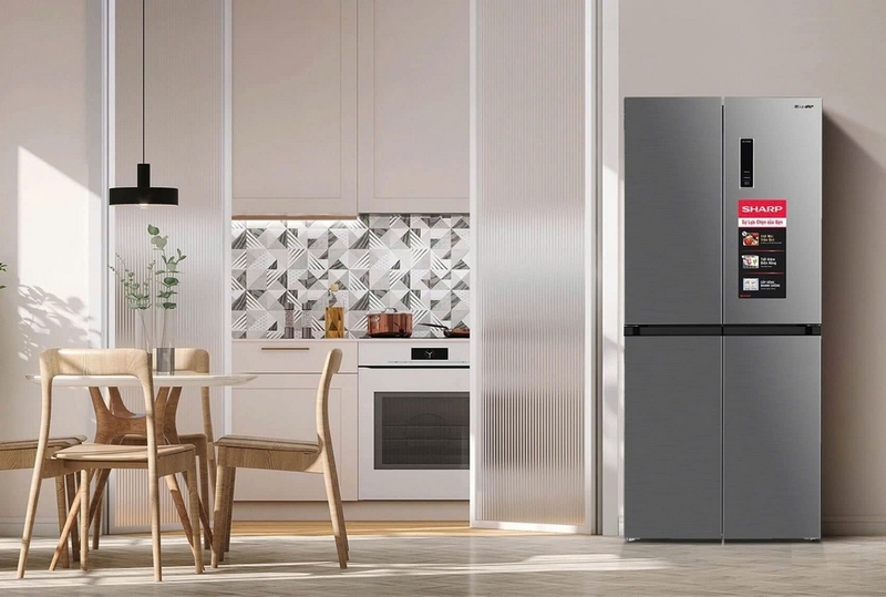 so sánh tủ lạnh hitachi và sharp ảnh 2